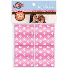 Spotty™ Bags-to-Go™ 240ct Refill Value Bags- Pink